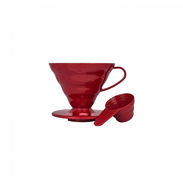 Dripper plastikowy Hario V60-02 Czerwony
