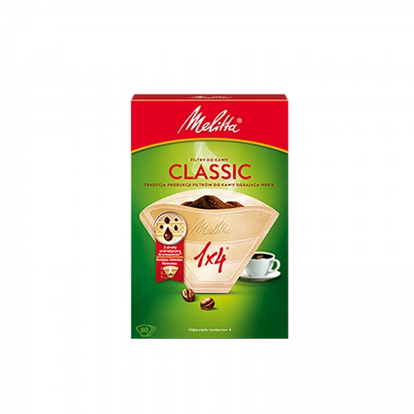 Filtry papierowe Melitta 1×4 Classic