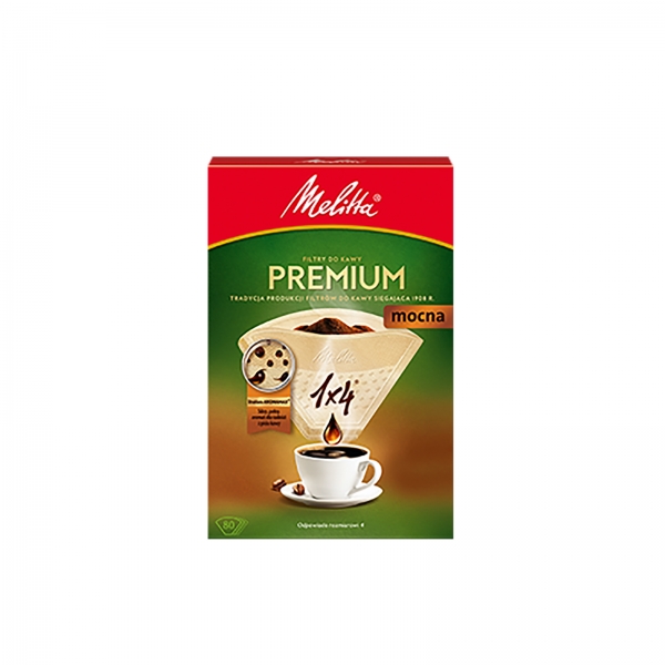 Filtry papierowe Melitta 1×4 Premium