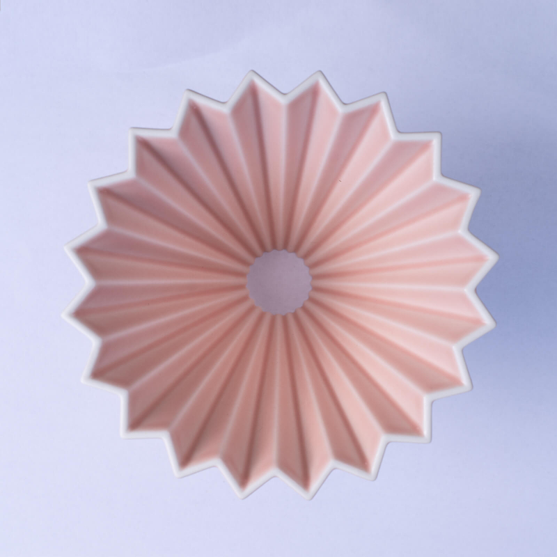 Origami dripper M – pudrowy róż